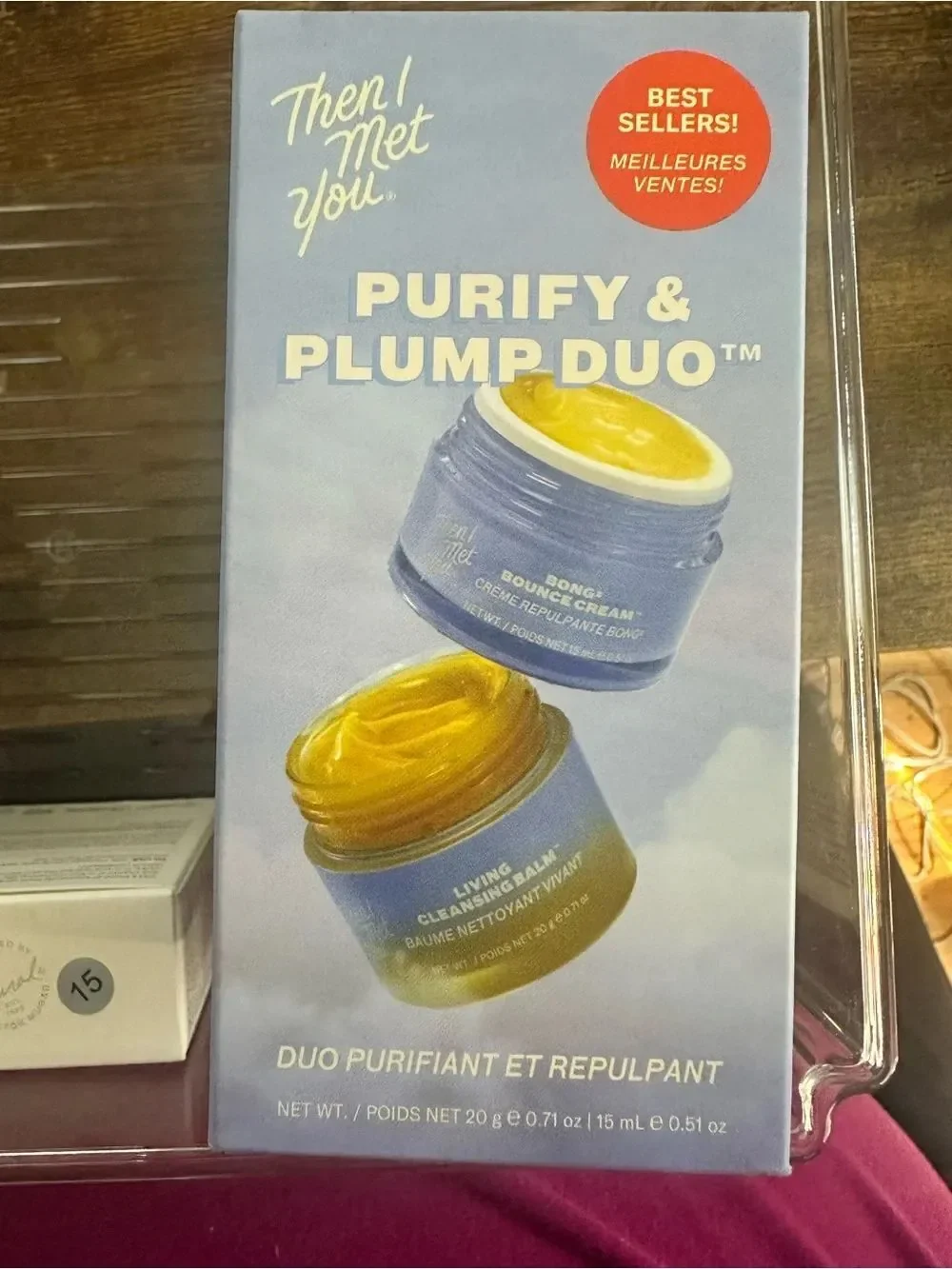 Then I Met You Purify & Plump Duo Travel Size Oil Cleansing Balm & Moisturizer